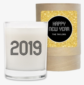 New Year 2019 Personalized Candle - Modern Birthday, HD Png Download, Transparent PNG