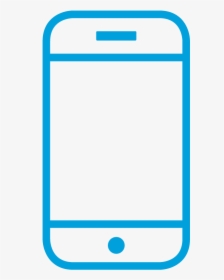 Blue Mobile Phone Icon Png, Transparent Png, Transparent PNG