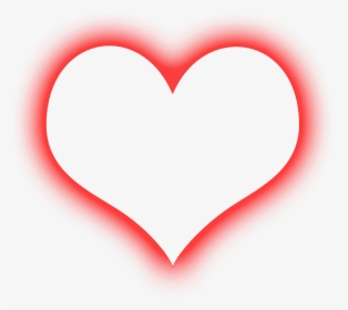 Transparent Red Glow Png - Transparent Love Shape Png, Png Download, Transparent PNG