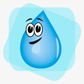Water Droplet Clipart - Water Droplet Png Cartoon, Transparent Png, Transparent PNG