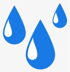 Water, Droplet, Water Droplet, Vector, Icon, Simple - Gotas De Agua Vector, HD Png Download, Transparent PNG