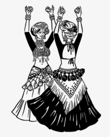 Dance, Belly Dance, Turban, Cymbals, Women, Jewellery - Turn, HD Png Download, Transparent PNG