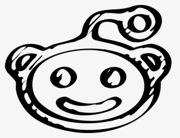 Reddit Logo Sketch - Smiley, HD Png Download, Transparent PNG