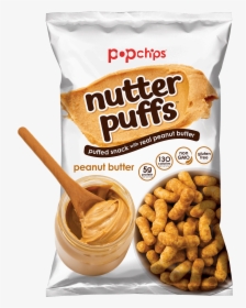 Popchips Peanut Butter Nutter Puffs, HD Png Download, Transparent PNG