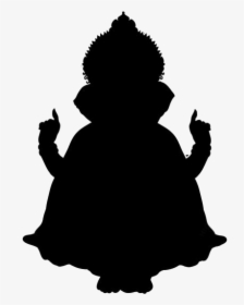 Ganesh Outline Png Transparent Images - Ganesha Silhouette Png, Png Download, Transparent PNG