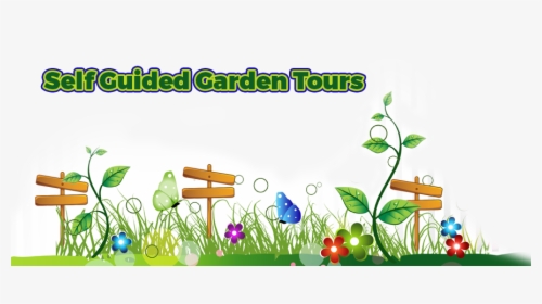 Grass With Flower Clipart Png , Transparent Cartoons - Cute Transparent Floral Divider, Png Download, Transparent PNG