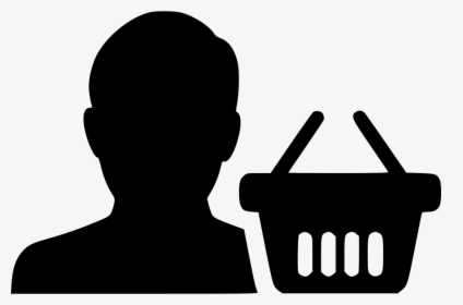 Buyer Man Shopping Cart Buy User Ecommerce - Ecommerce Customer Icon Png, Transparent Png, Transparent PNG