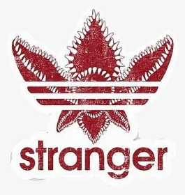 #strangerthings #moster #adidas #logo #brand #freetoedit - Stranger Things Demogorgon Adidas, HD Png Download, Transparent PNG