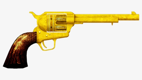 Gold Revolver Png - New Png Image Hd, Transparent Png, Transparent PNG