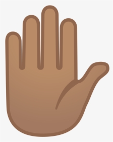 Stop Hand Emoji, HD Png Download, Transparent PNG