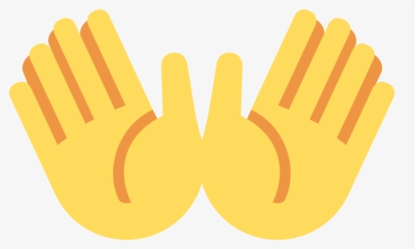 Blushing Emoji With Hands - 👐 Meaning, HD Png Download, Transparent PNG