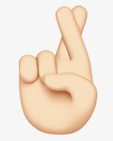 Hand Emoji 🤞🏻 - Best Friends Crossed Fingers, HD Png Download, Transparent PNG