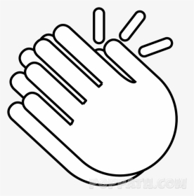 Drawing Of Hands Clapping, HD Png Download, Transparent PNG