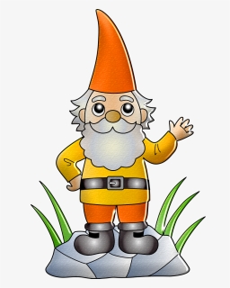 Garden Gnome, Gnome, Cement, Stone, Dwarf, Garden, HD Png Download, Transparent PNG