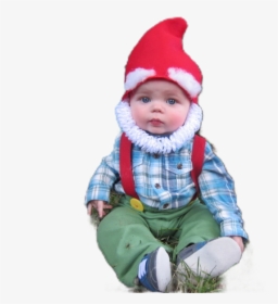Who Would Resist A Cute Gnome Baby 💕🤗 - Disfraces Sencillos Para Bebes, HD Png Download, Transparent PNG