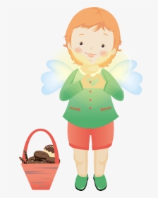 Fairy Clipart Gnome - 可爱 卡通 人物 图片, HD Png Download, Transparent PNG