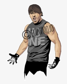 Boozy Mojo On Twitter - Dean Ambrose Crayons Draw, HD Png Download, Transparent PNG