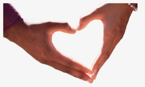 Couple Forming Heart With Hands - Couple Hand Png, Transparent Png, Transparent PNG