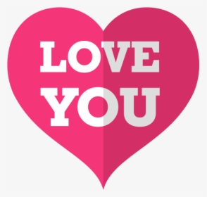 Love You Png Heart Transparent - Love You Transparent Background, Png Download, Transparent PNG