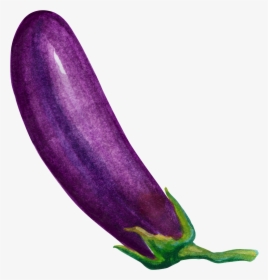 Eggplant Vegetable Cartoon - Eggplant Transparent, HD Png Download, Transparent PNG