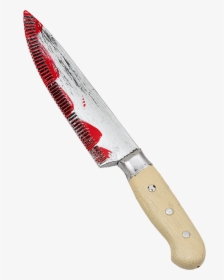 Transparent Hand With Knife Png - Knife With Blood Transparent, Png Download, Transparent PNG
