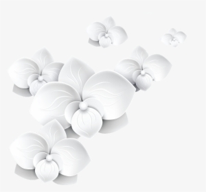 3d Flowers Free Pictures - White 3d Flower Png, Transparent Png, Transparent PNG