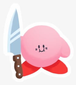 Transparent Kirby - Kirby With A Knife Png, Png Download, Transparent PNG