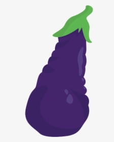 Purple Eggplant Emoji Png - Veiny Eggplant Emoji Png, Transparent Png, Transparent PNG