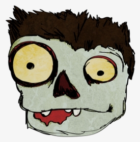 Free To Use Public Domain Halloween Clip Art - Cartoon Zombie Face Png, Transparent Png, Transparent PNG