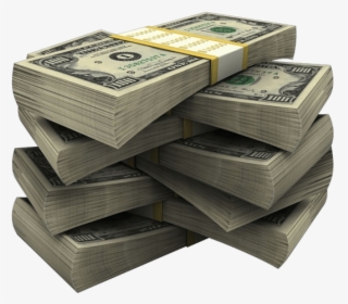 Stacks Of Money With No Background, HD Png Download, Transparent PNG
