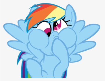 Rainbow Derp Vector By Mylittleluckywish - My Little Pony Hi, HD Png Download, Transparent PNG