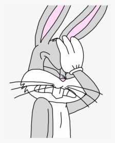 Bugs Doing A Facepalm Remake By Super Marcos 96-d7b5rh9 - Bugs Bunny Face Palm Png, Transparent Png, Transparent PNG