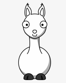 Free Cartoon Llama Transparent Image Clipart - Cartoon Animals Images Llama, HD Png Download, Transparent PNG