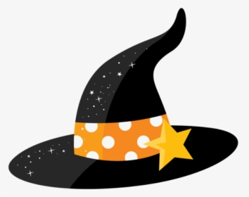 Halloween Witch Hat Clip Art - Witch Hat Transparent Background, HD Png Download, Transparent PNG