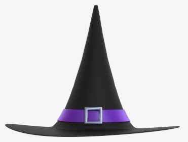 Transparent Wizard Hat Png - Black And Purple Witch Hat, Png Download, Transparent PNG