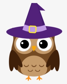 Royalty Free Stock Clip Art Brown Owl Transprent Png - Adorable Cute Halloween Clipart, Transparent Png, Transparent PNG