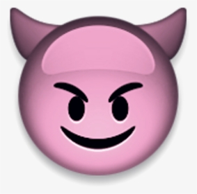 Emoji Emojis Devil Grunge Pink Freetoedit - Transparent Background Devil Emoji, HD Png Download, Transparent PNG