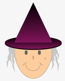 Witch, Wizard, Helloween, Witch S Hat, Illustration - Transparent Small Pink Halloween Hat, HD Png Download, Transparent PNG
