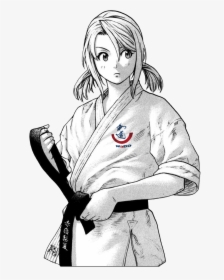Faq On Wado-ryu Karate - Karate Girl Drawing, HD Png Download, Transparent PNG