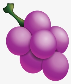 Purple Emoji Png - Grape Emoji Png, Transparent Png, Transparent PNG