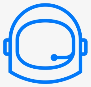 Astronaut Clipart Mask - Simple Astronaut Helmet Clipart, HD Png Download, Transparent PNG