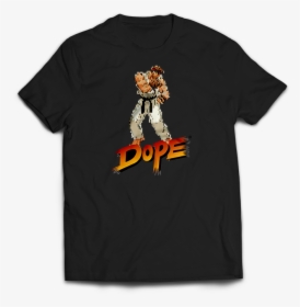 Dope Fighter Ryu Tee Blk - Bike Life, HD Png Download, Transparent PNG