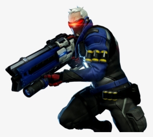 Overwatch Soldier 76 Png Vector Black And White - Overwatch Soldier 76 Transparent, Png Download, Transparent PNG