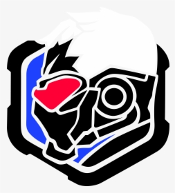 Overwatch Soldier Spray By - Overwatch Sprays Soldier 76, HD Png Download, Transparent PNG