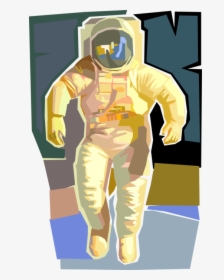 Walk Vector Astronaut - Illustration, HD Png Download, Transparent PNG