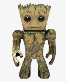 Metal Earth Guardians Of The Galaxy - Groot, HD Png Download, Transparent PNG
