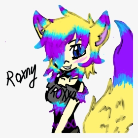 My Oc Roxny Foxy - Cartoon, HD Png Download, Transparent PNG