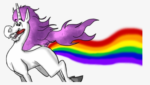 Unicorn Rainbow Coming Out, HD Png Download, Transparent PNG