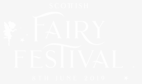 Fairy Fest Branding Logo Fairy White - Johns Hopkins White Logo, HD Png Download, Transparent PNG