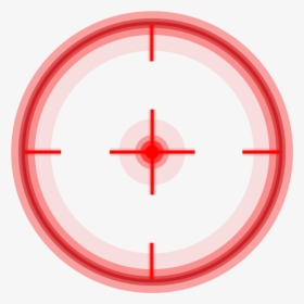 Crosshair - Circle - Red Crosshair Png, Transparent Png, Transparent PNG